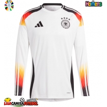 Camisa de Futebol Alemanha Equipamento Principal Europeu 2024 Manga Comprida